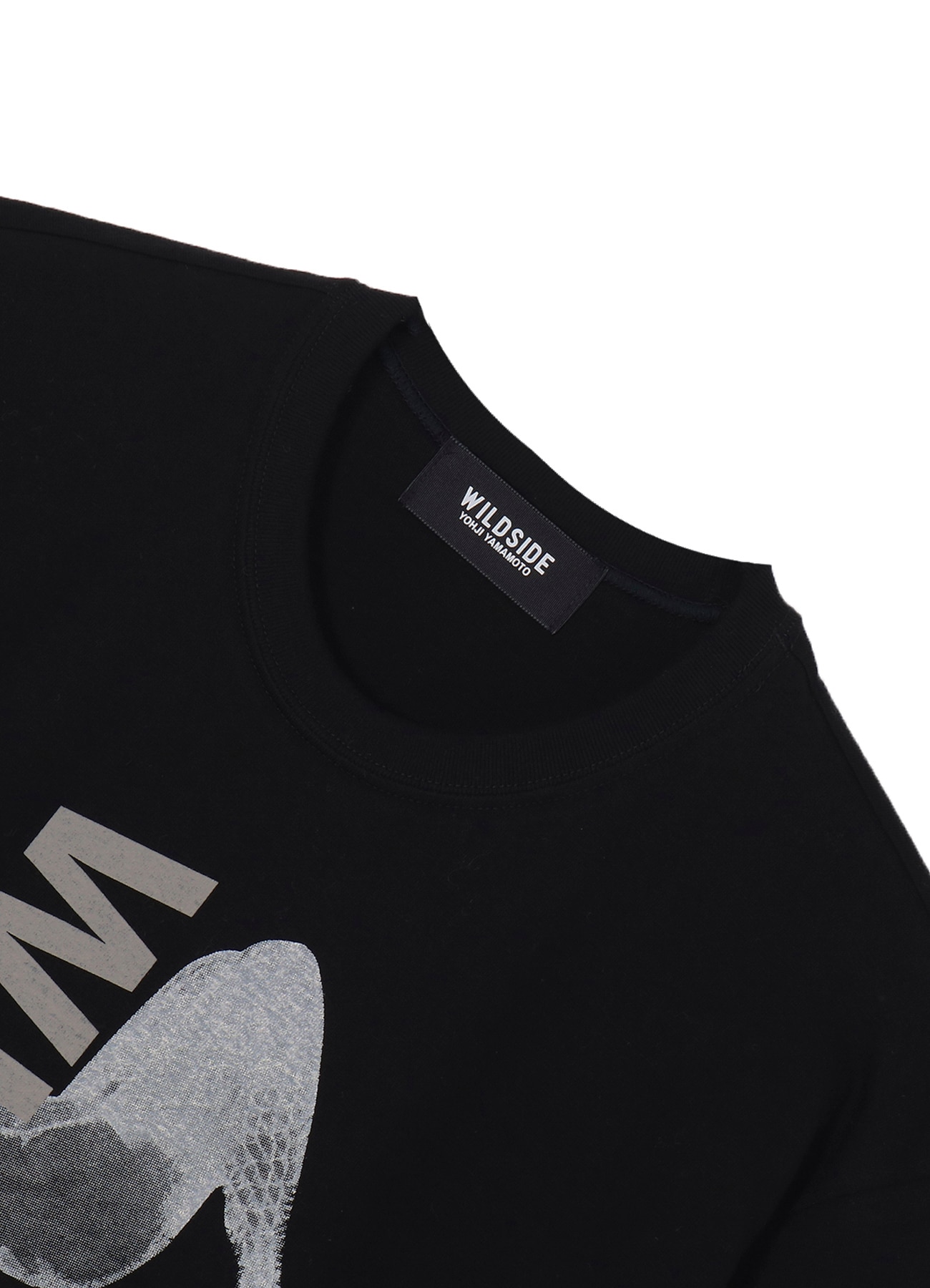 WILDSIDE YOHJI YAMAMOTO Mermaid T-Shirt WHITE Tシャツ Mermaid S/S T-Shirt(FREE SIZE Black): YOHJI YAMAMOTO
