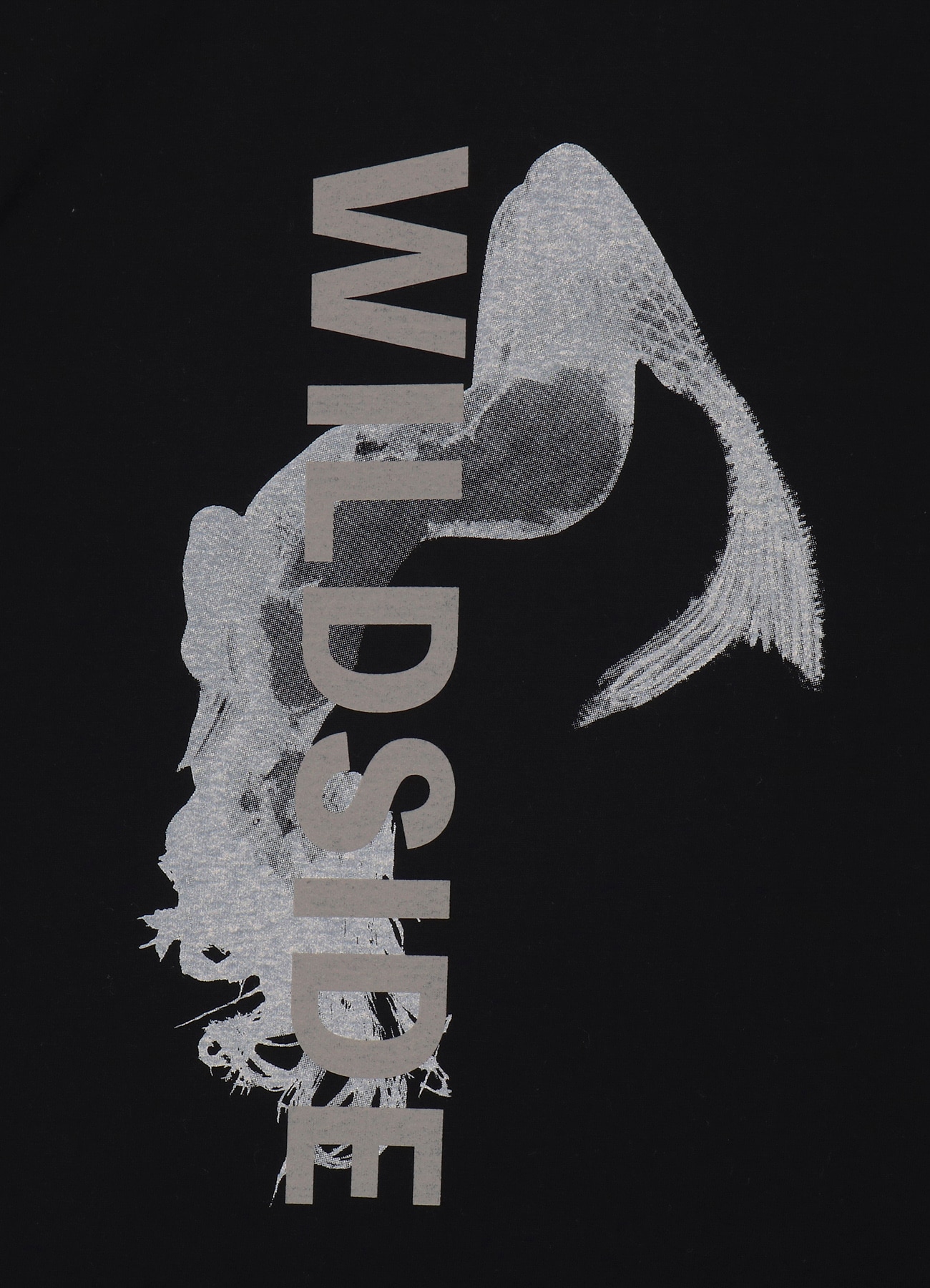 WILDSIDE YOHJI YAMAMOTO Mermaid T-Shirt WHITE Tシャツ Mermaid S/S T-Shirt(FREE SIZE Black): YOHJI YAMAMOTO