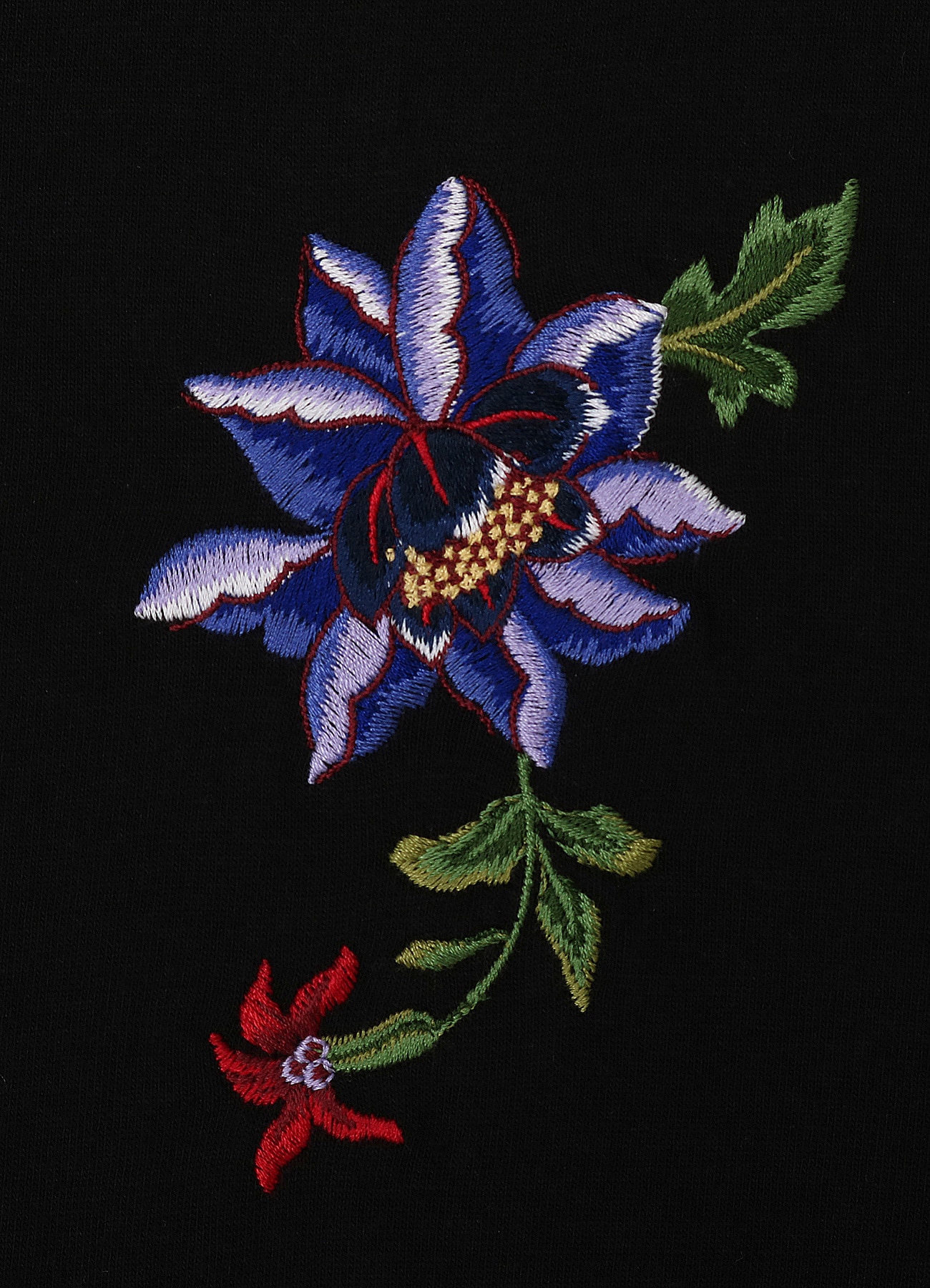 Embroidery Long Sleeve T-shirt(Balloon Flower)_6