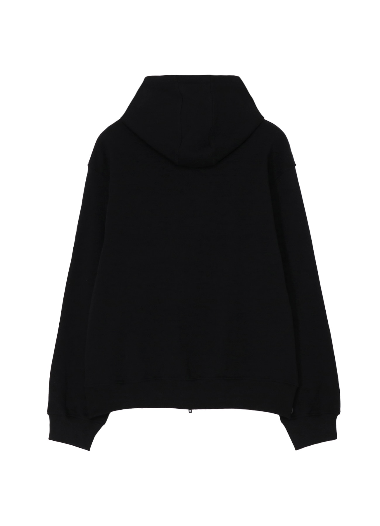 Embroidery Zip Hoodie(Peony)(FREE SIZE BLACK): YOHJI