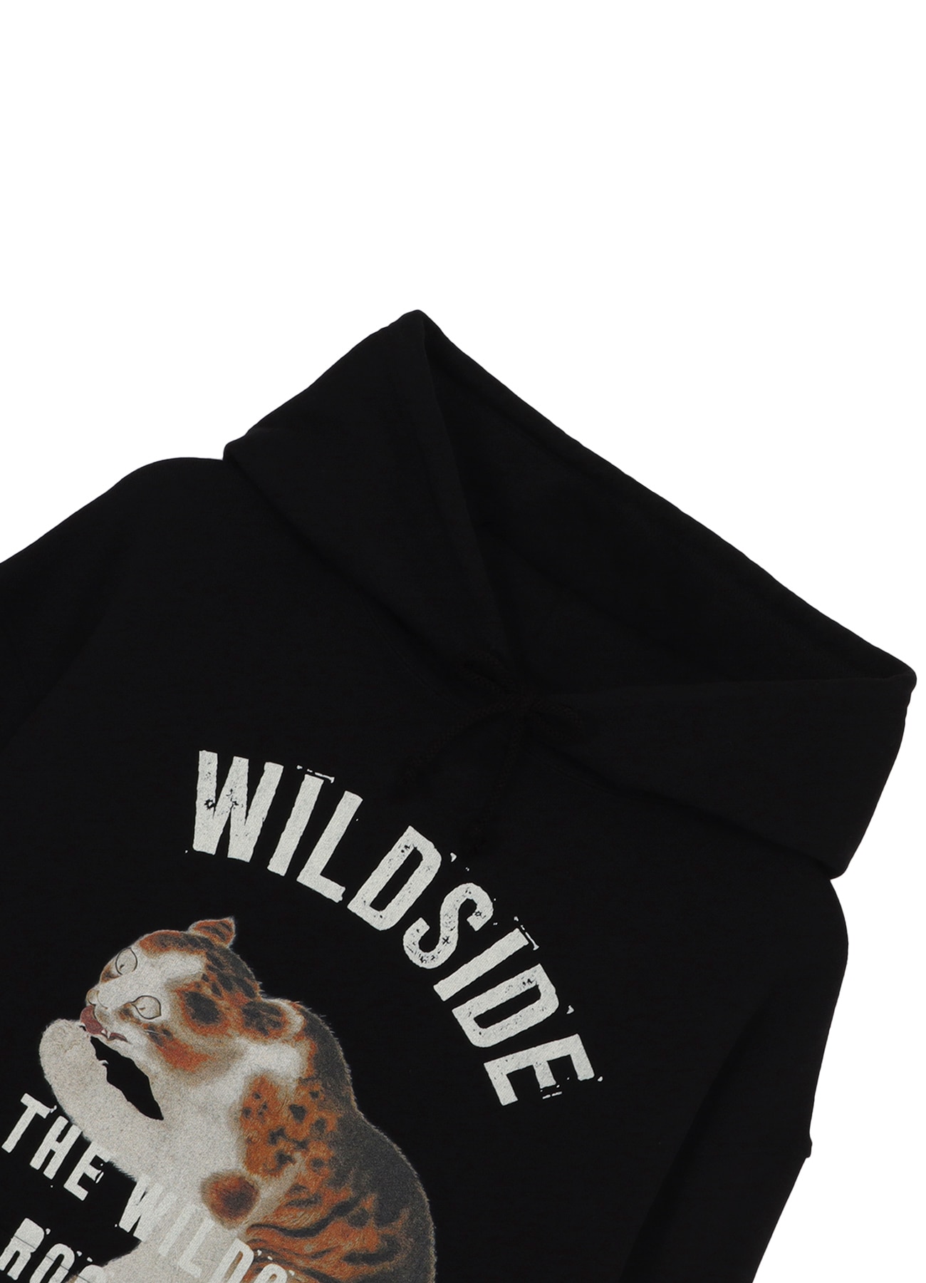 毎日身につけたい【YOHJI YAMAMOTO】Wild Cat Pullover Hoodie Wild Cat Pullover Hoodie(M Black): YOHJI YAMAMOTO｜WILDSIDE