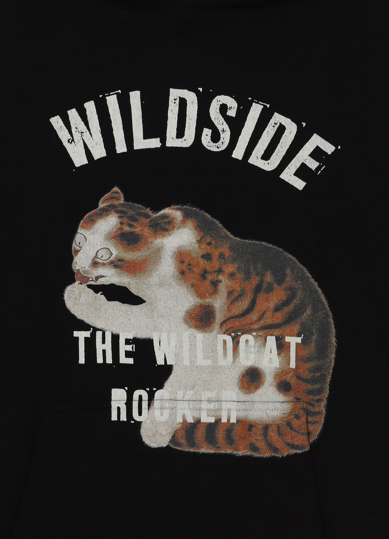 毎日身につけたい【YOHJI YAMAMOTO】Cat Face Pullover Hoodie CAT AND WOMAN