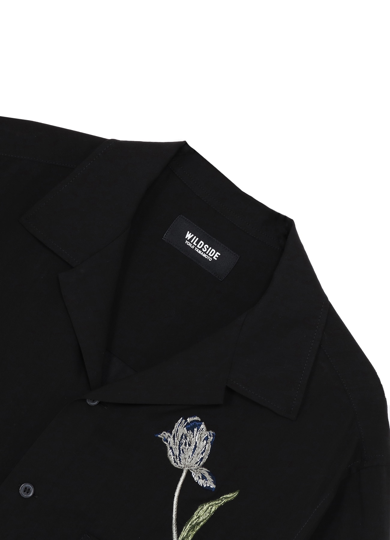 Embroidery Short Sleeve Shirt(Tulip)_3