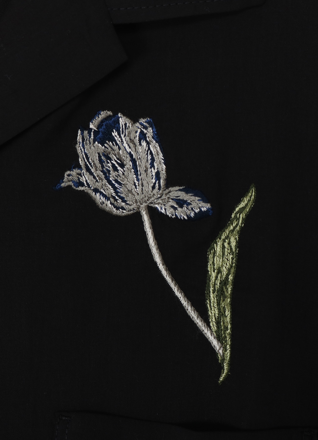 Embroidery Short Sleeve Shirt(Tulip)_6