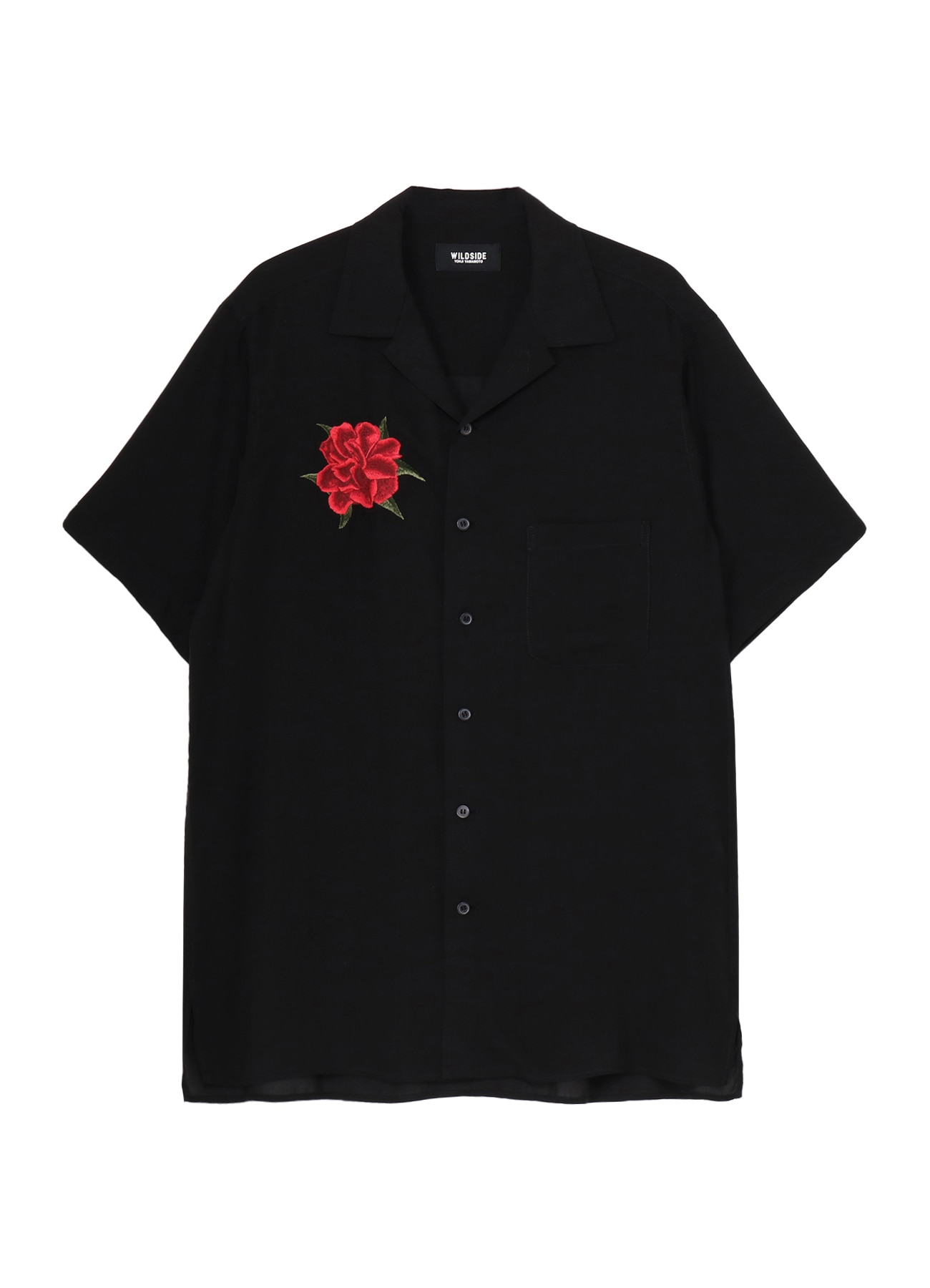 [6/4 12:00(JST) Release]Camellia Embroidery Short Sleeve Shirt