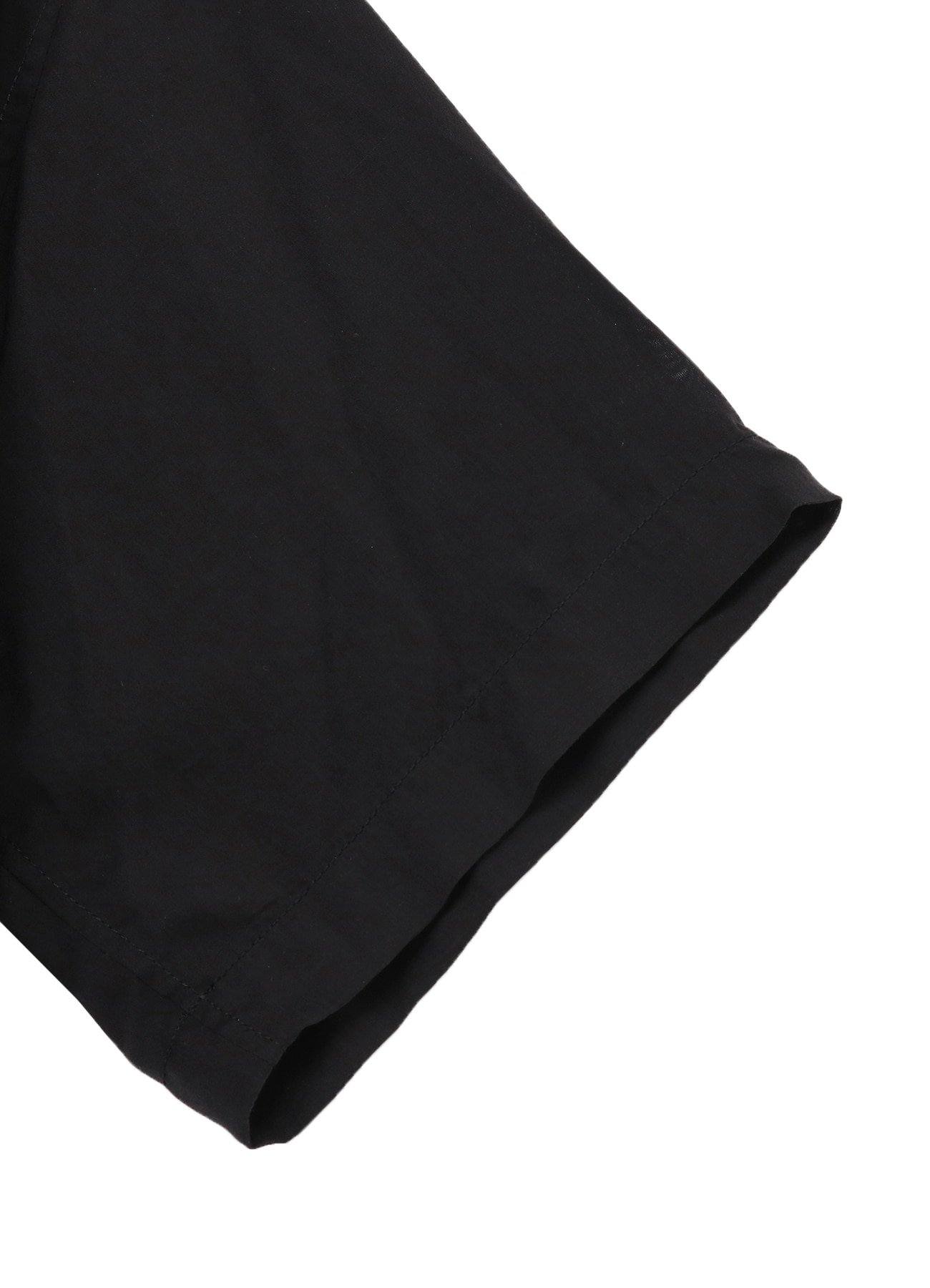 Embroidery Short Sleeve Shirt(Japan)(FREE SIZE Black): YOHJI