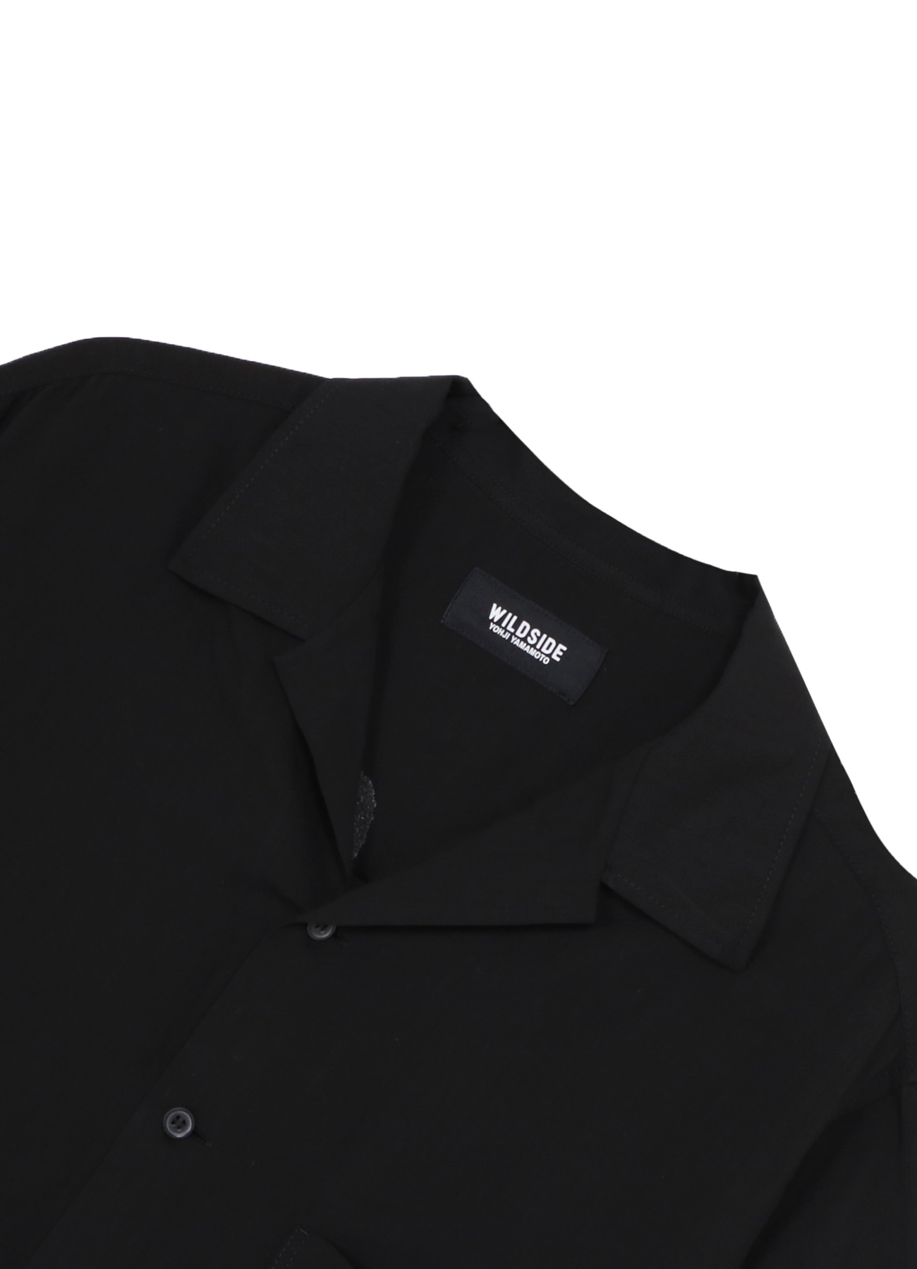 関税込【WILDSIDE】Embroidery Short Sleeve Shirt(Vietnam) Embroidery Short Sleeve Shirt(Vietnam)(FREE SIZE Black