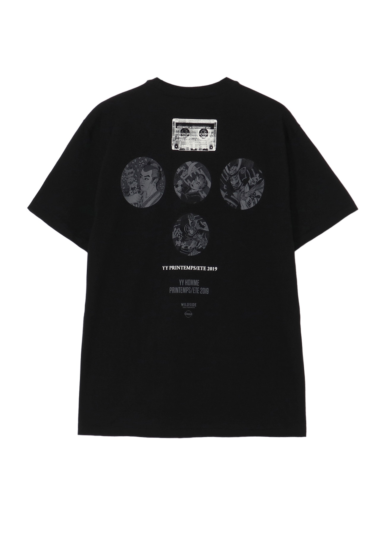 【WILDSIDE YOHJI YAMAMOTO】POUR HOMME INVITATION Tシャツ Yohji Yamamoto POUR HOMME INVITATION T-Shirt（2019SS）(L