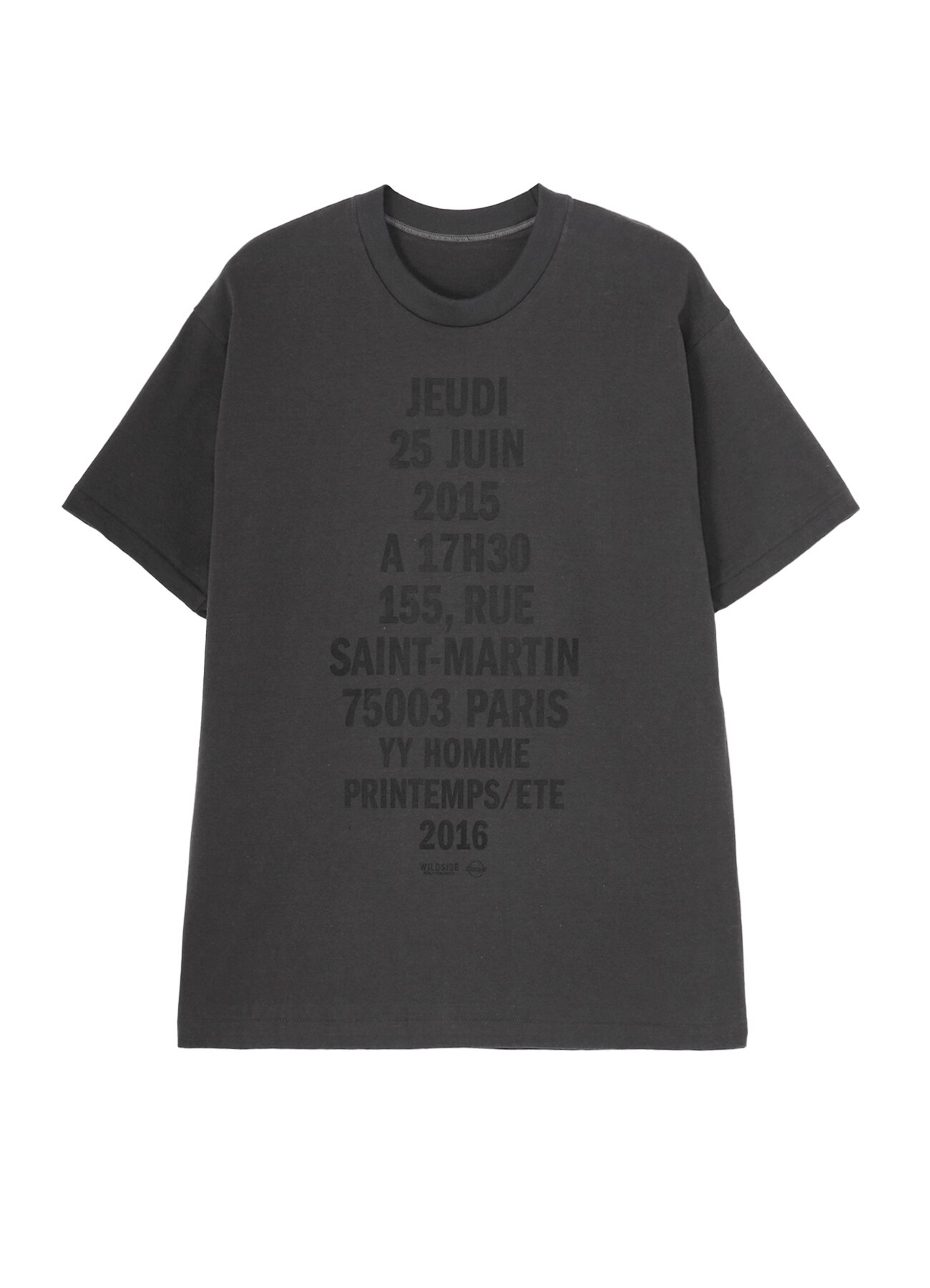 Yohji Yamamoto POUR HOMME  INVITATION T-Shirt（2016SS）_1