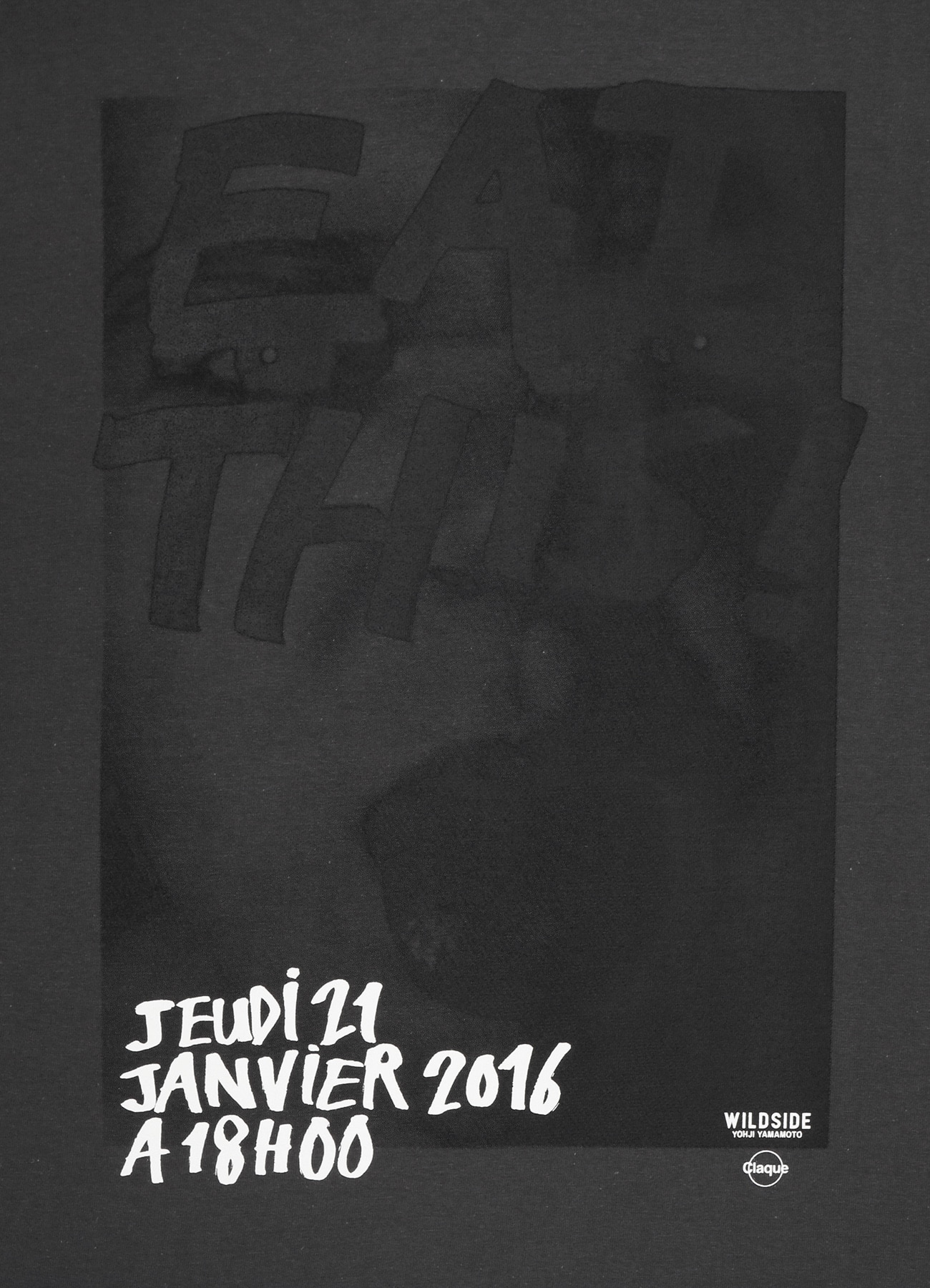 Yohji Yamamoto POUR HOMME  INVITATION T-Shirt（2016-17AW）_6