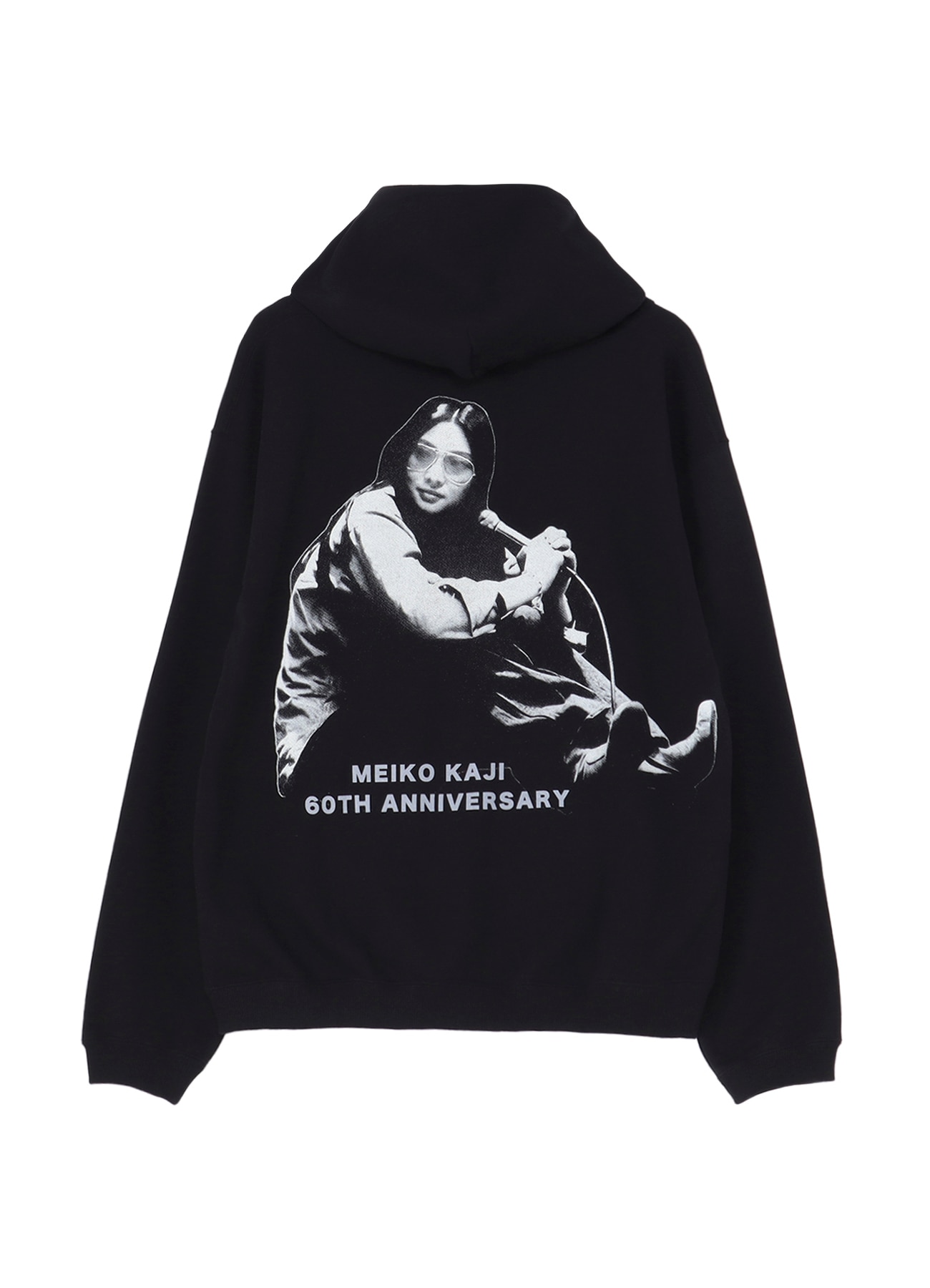MEIKO KAJI 60TH HOODIE B(FREE SIZE Black): Meiko Kaji