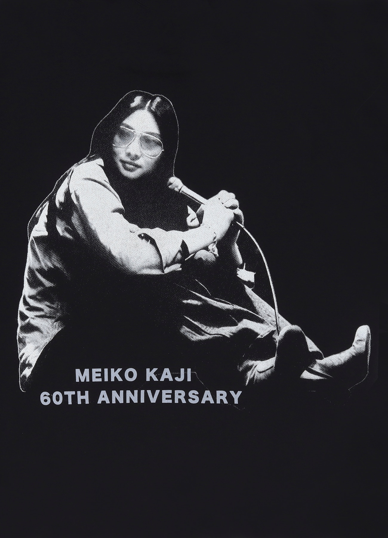 WILDSIDE【ヨウジヤマモト】MEIKO KAJI 60TH HOODIE MEIKO KAJI 60TH HOODIE B(FREE SIZE Black): Meiko Kaji