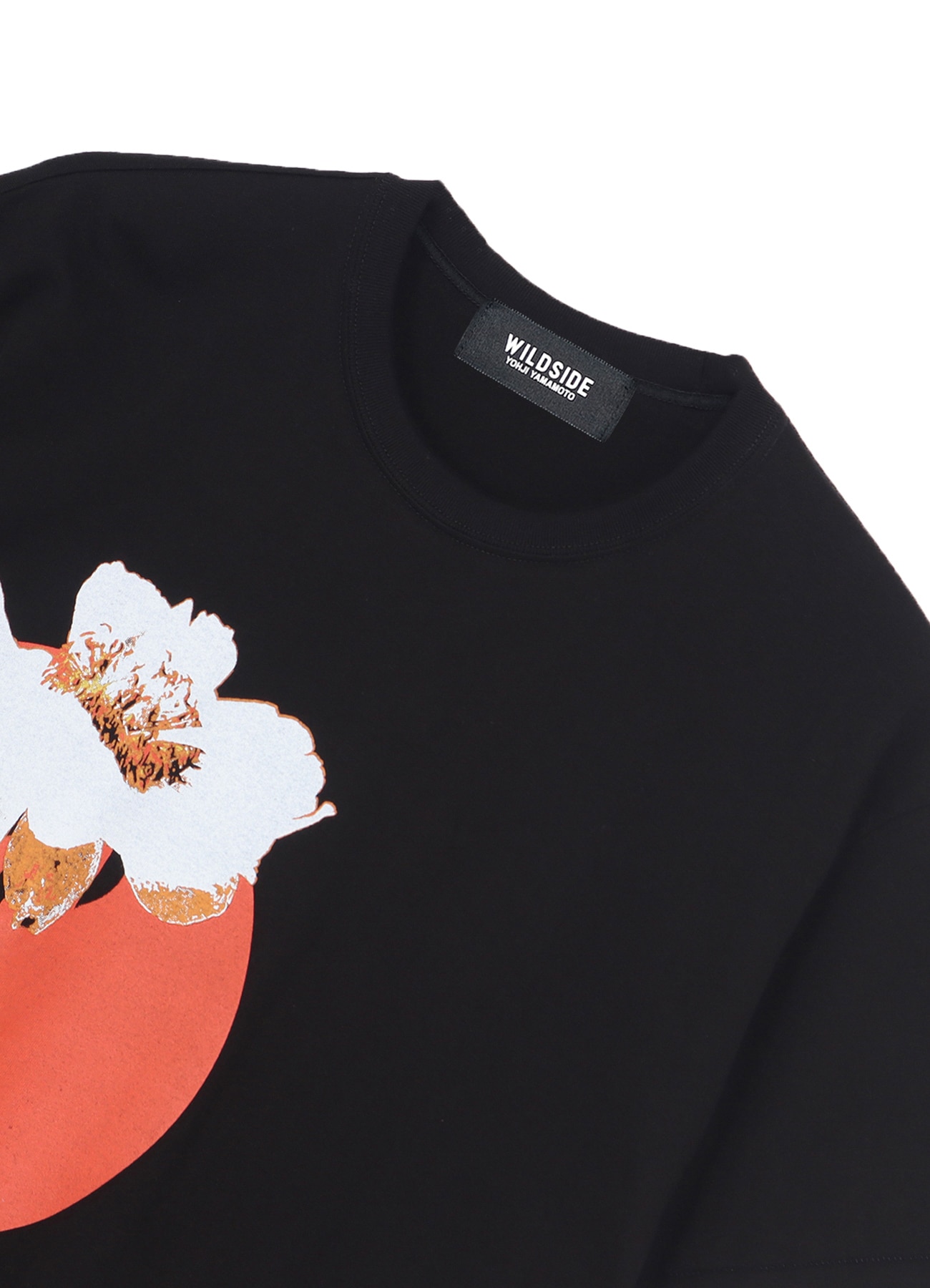 Red Circle Flower T-shirt_3