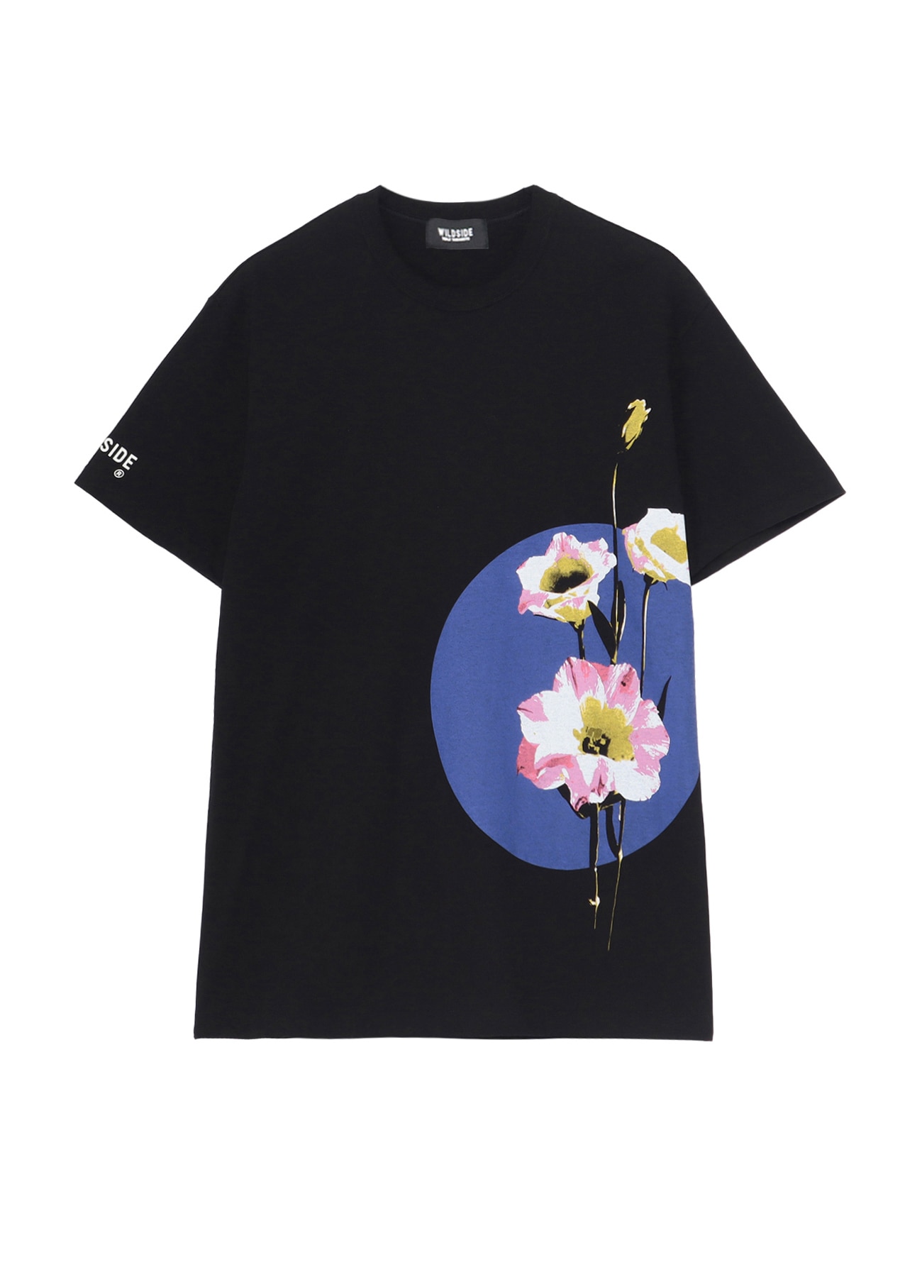 【6/25 12:00(JST) release】Blue Circle Flower T-Shirt