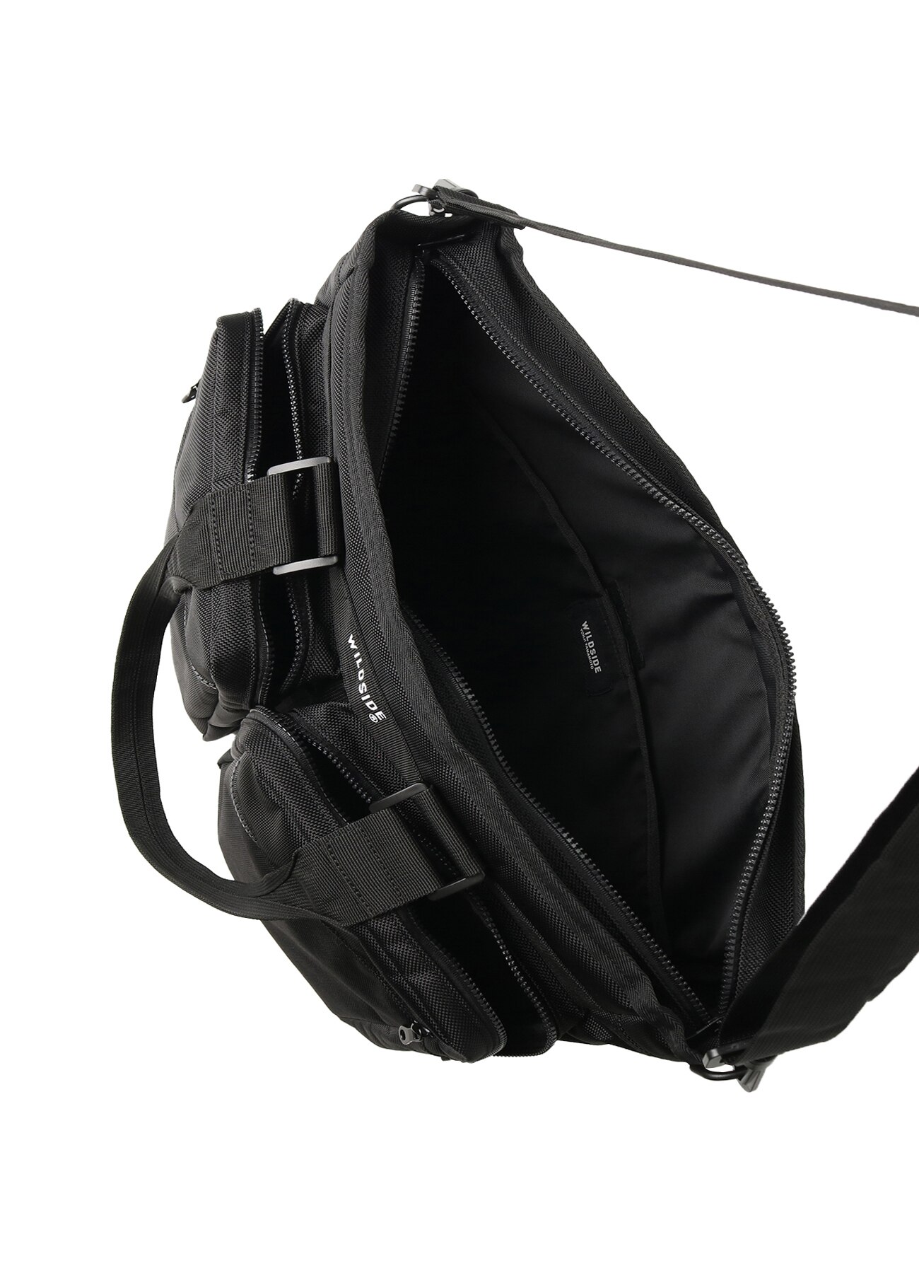 トートバッグ YOHJI YAMAMOTO WILDSIDE YOHJI YAMAMOTO WILDSIDE Stylist Bag WILDSIDE Stylist Bag(FREE SIZE BLACKxWHITE): YOHJI YAMAMOTO