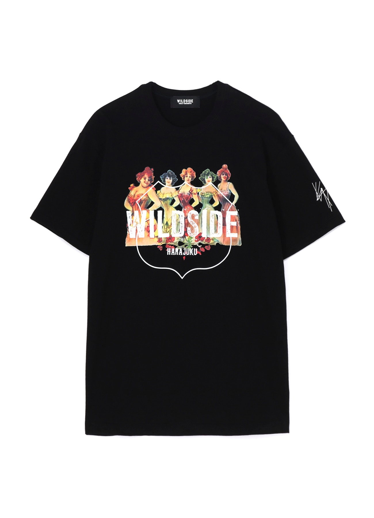 HARAJUKU Show Girl SS T-shirt(M Black): YOHJI YAMAMOTO｜WILDSIDE 