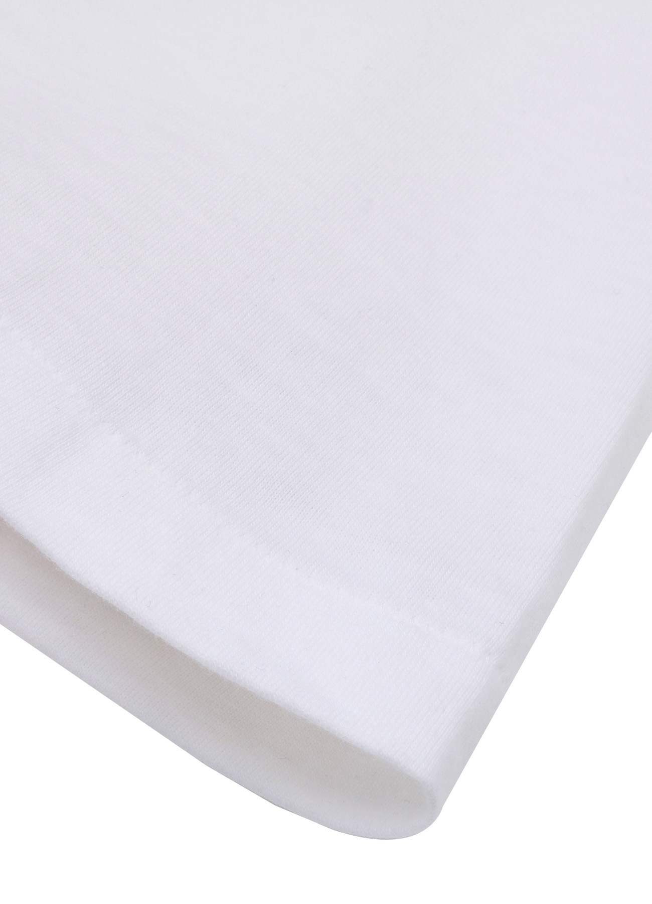 ホワイトTee レッド　ストラップ RED ROSE White T-Shirt(M White): YOHJI YAMAMOTO｜WILDSIDE