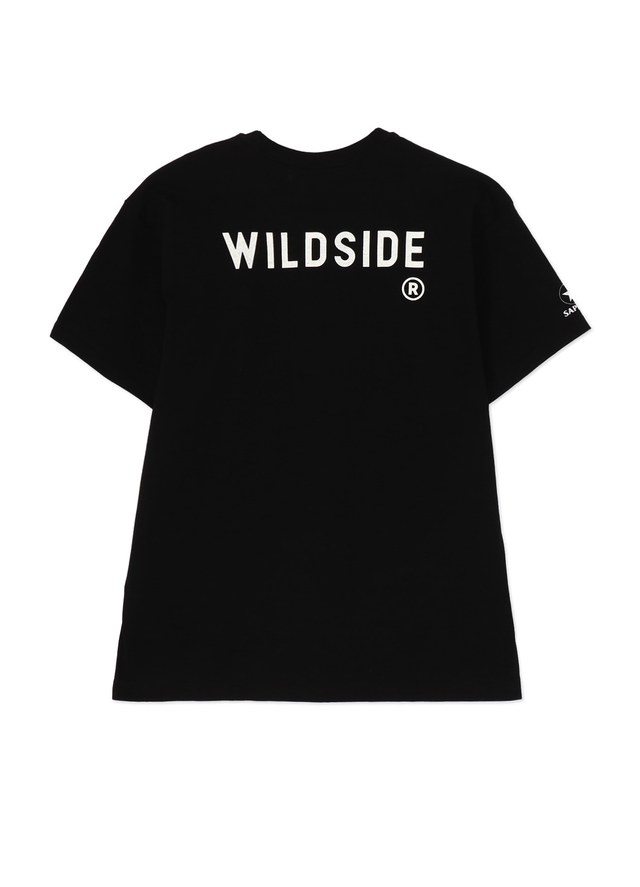 WILDSIDE YOHJI YAMAMOTO × Sapporo Draft Beer Black Label Collaboration  T-shirt TYPE 1(Purple)
