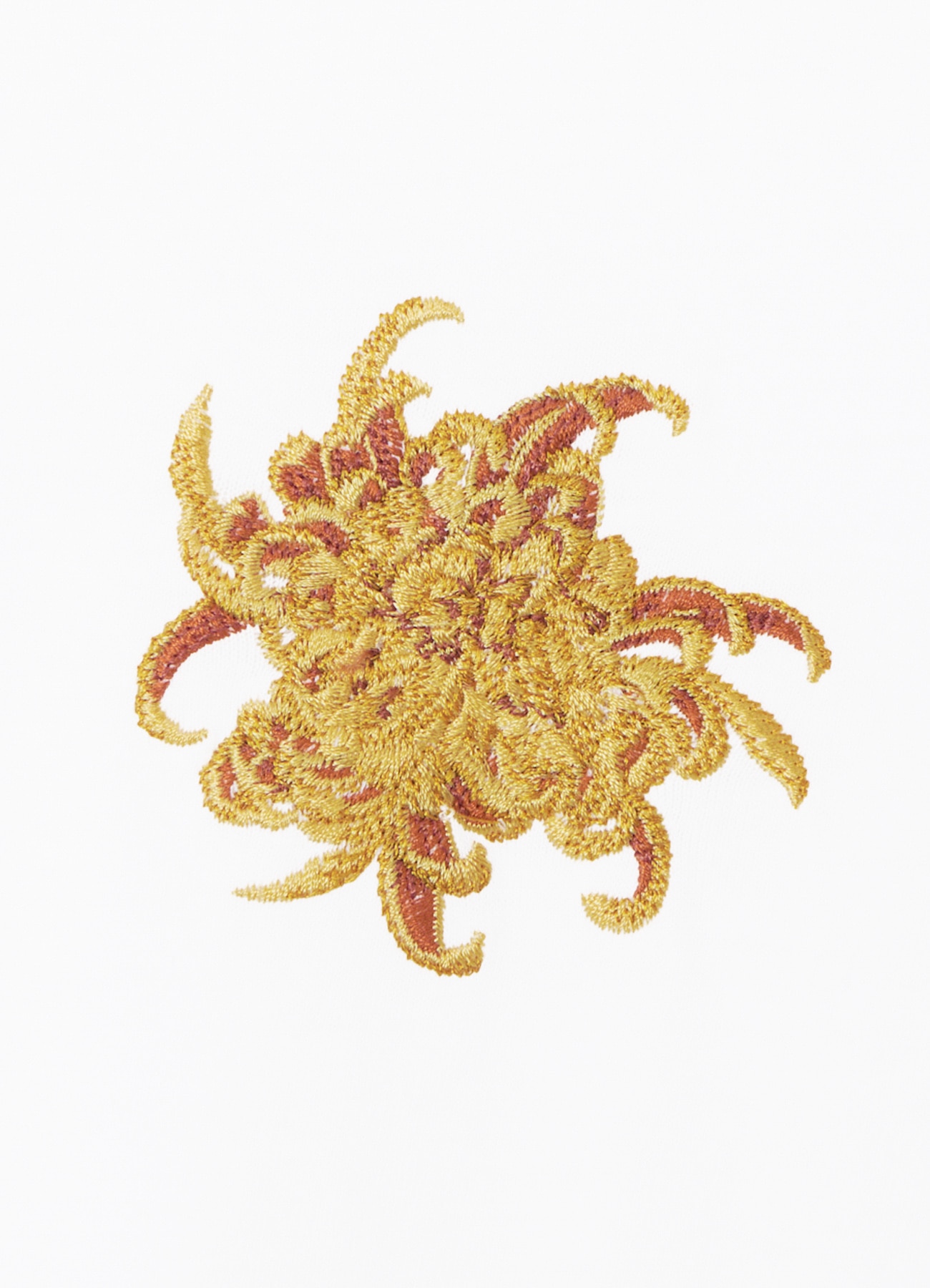 [24 June 12:00 JST release]Chrysanthemum Embroidery T-shirt_6