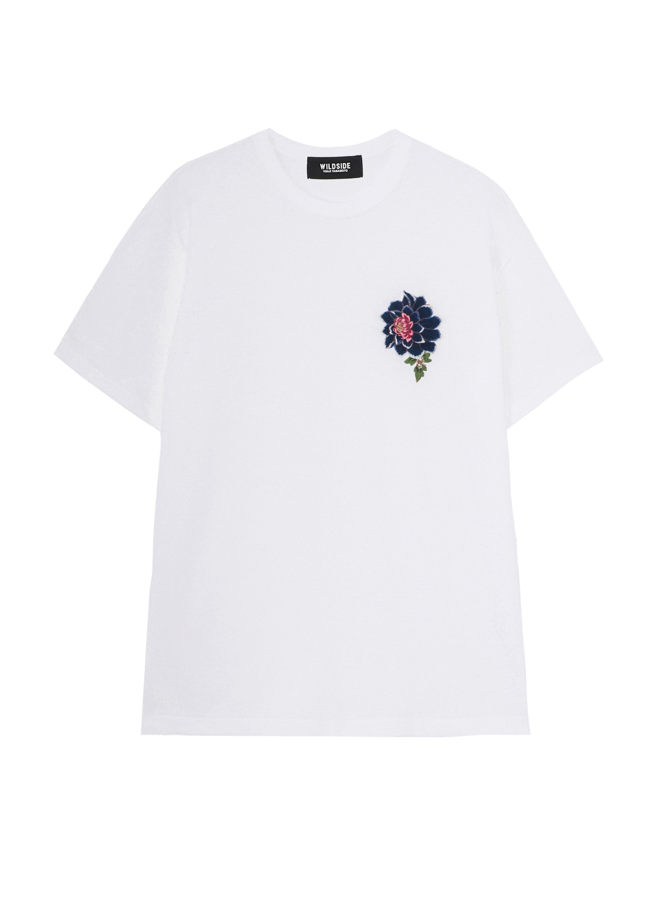 [24 June 12:00 JST release]Camellia Embroidery T-shirt_1
