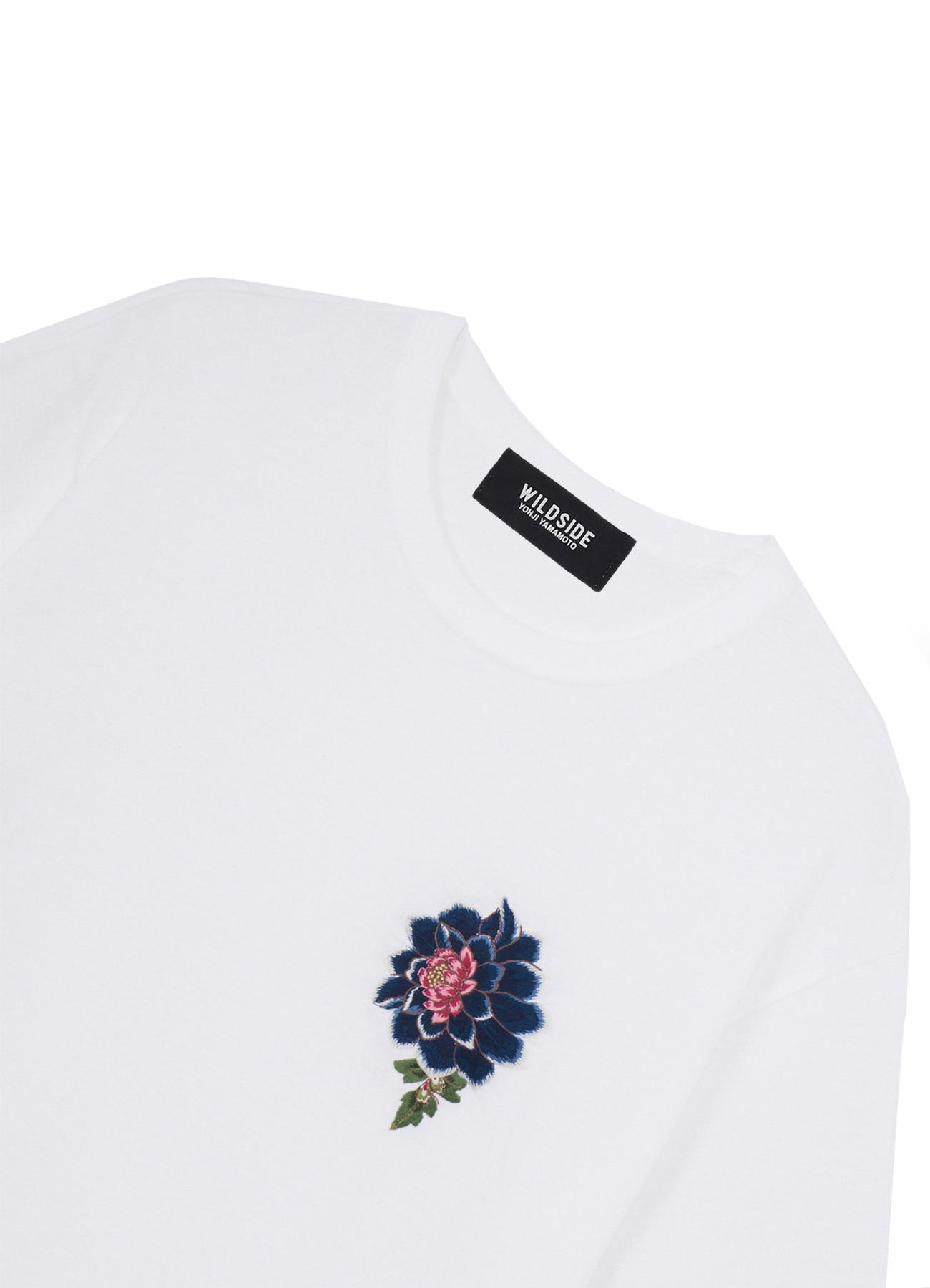[24 June 12:00 JST release]Camellia Embroidery T-shirt_3