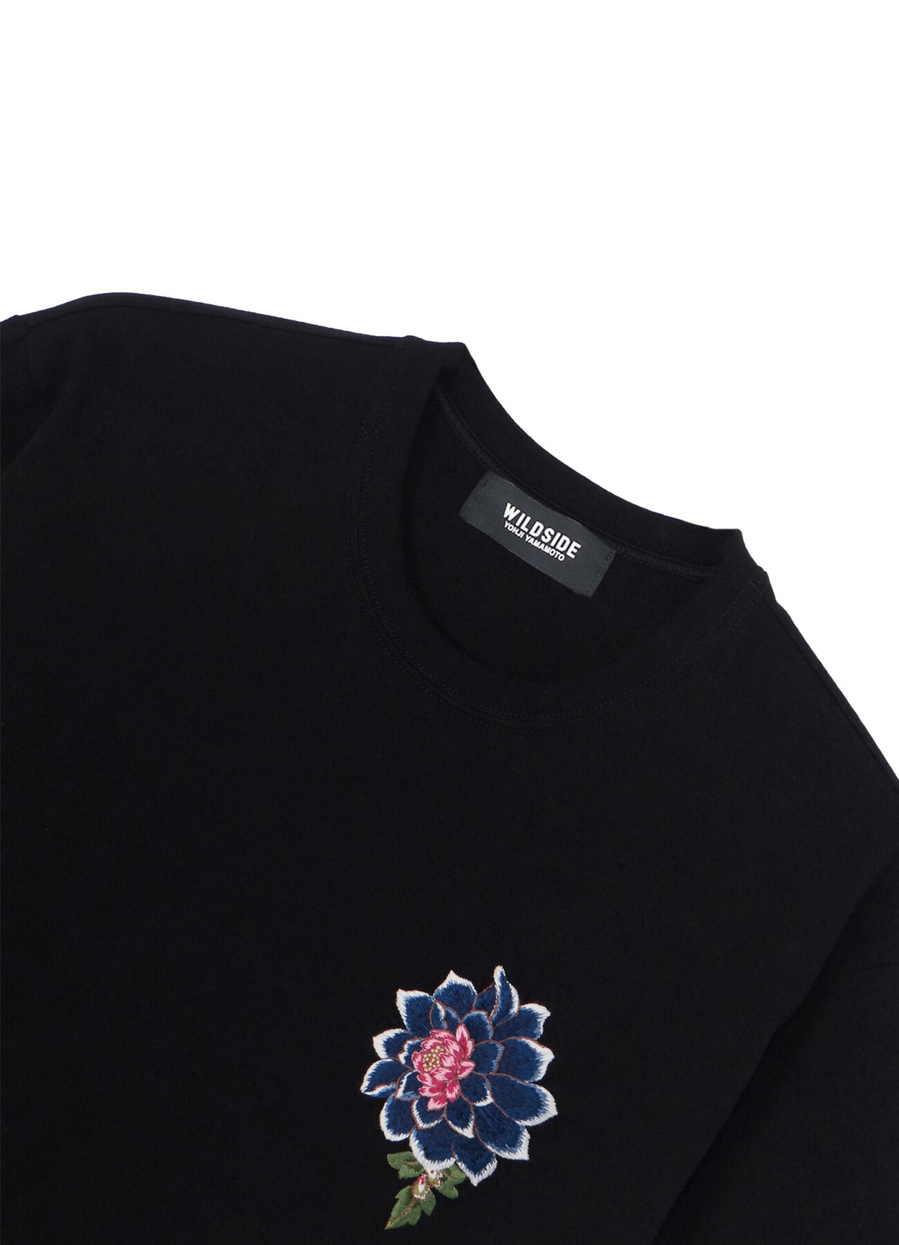 [24 June 12:00 JST release]Camellia Embroidery T-shirt_3
