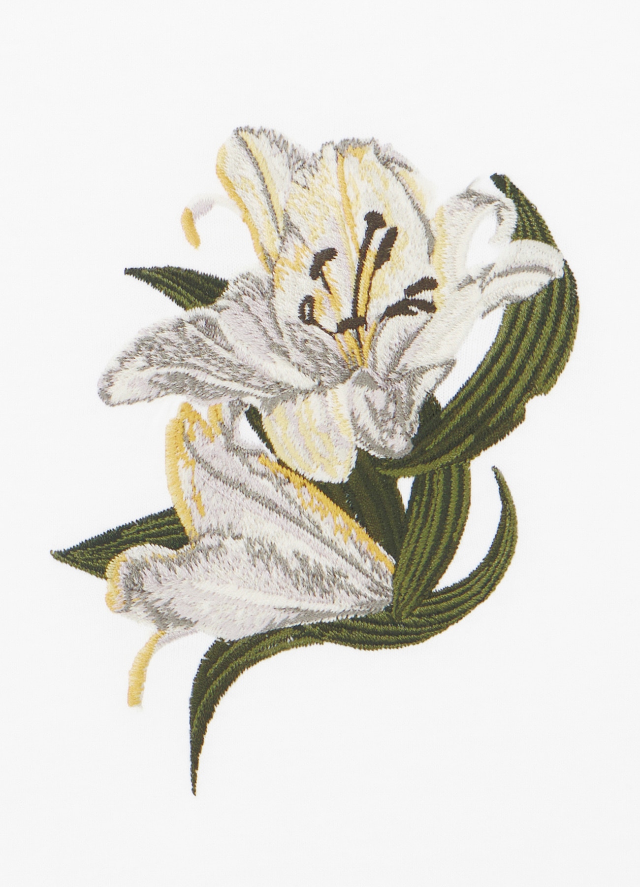 [24 June 12:00 JST release]Lily Embroidery T-shirt_6