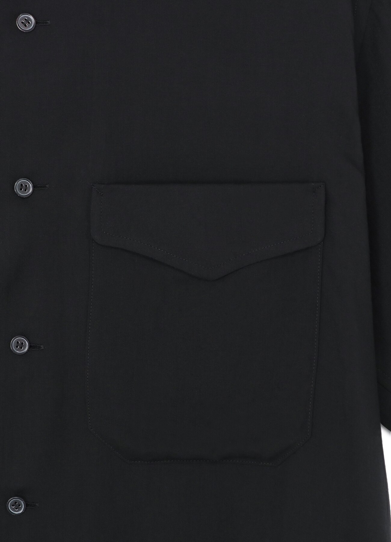 Cellulose Flap Pocket Short Sleeve Shirt_6