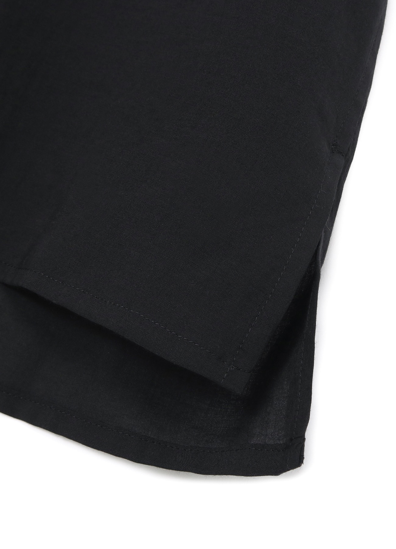 Cellulose Patch Pocket Short Sleeve Shirt(FREE SIZE BLACK): YOHJI ...