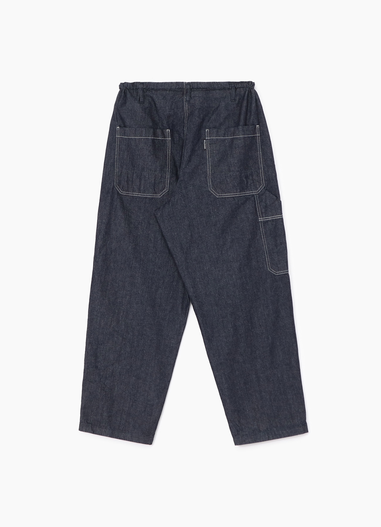 10oz Denim Drawstring Pants with White Stitching