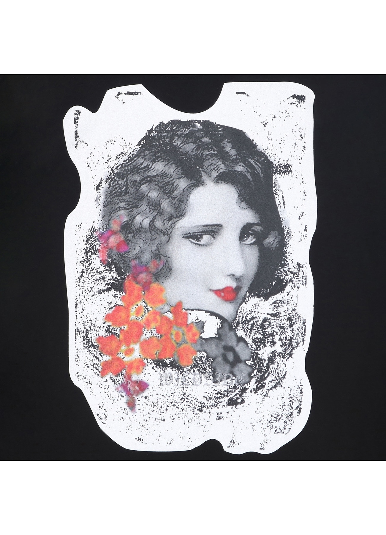 Portrait Black T-shirt (Fleur)_6