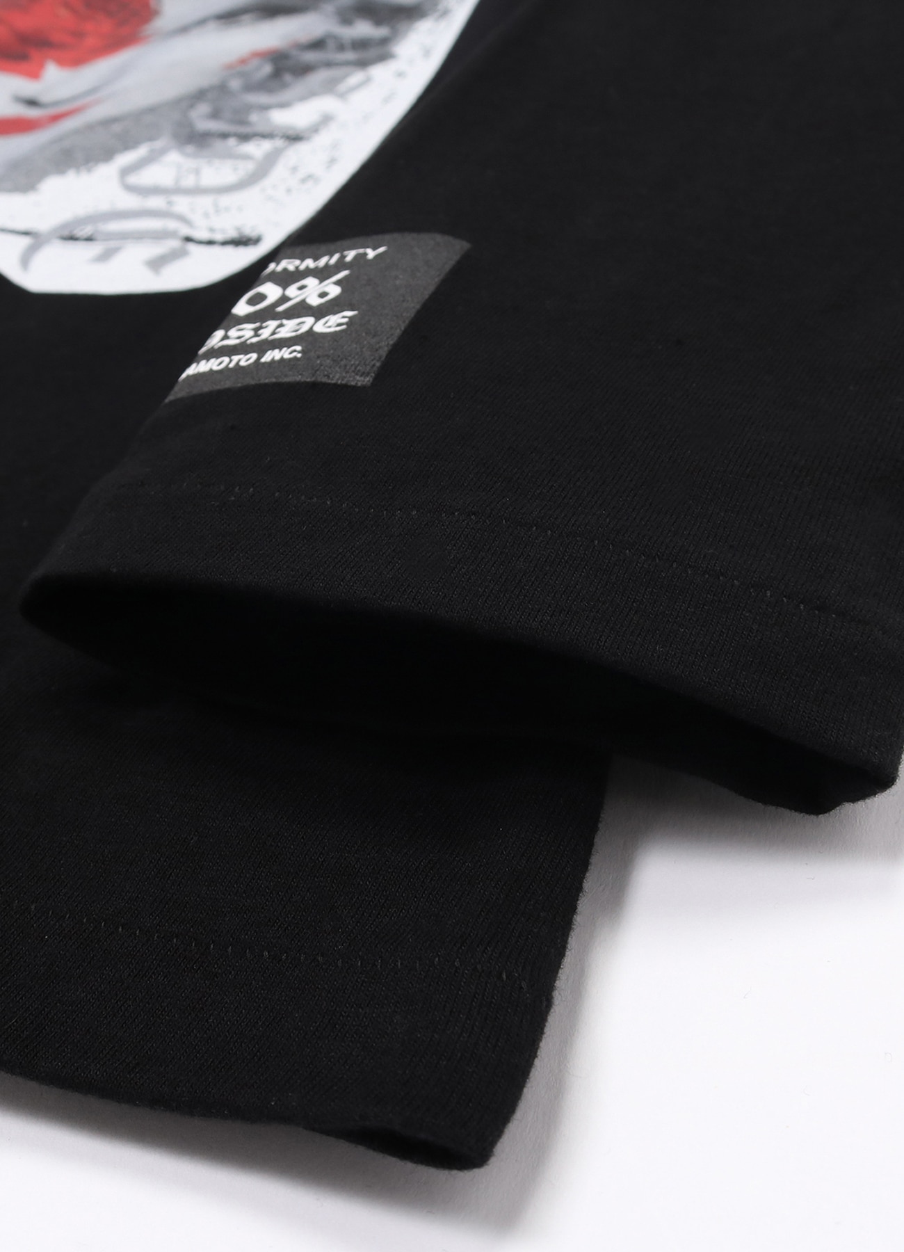 Portrait Black T-shirt (Rose)_4