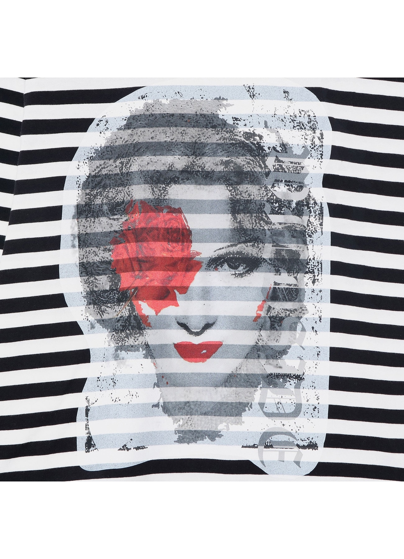 Portrait Border T-shirt (Rose)_6