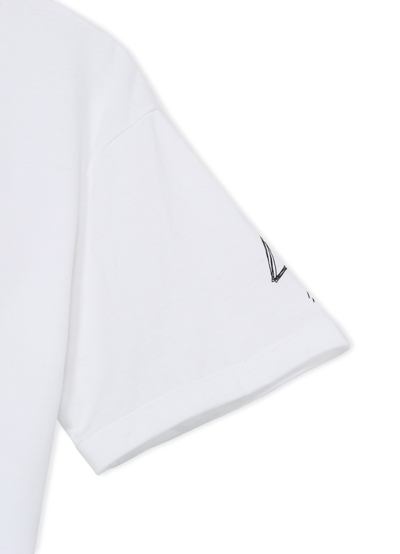 Flower T-shirt(FREE SIZE WHITE): YOHJI YAMAMOTO｜WILDSIDE
